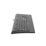 Natec Barracuda Slim USB Multimedia Keyboard - US Layout, Black