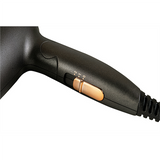 Camry CR 2261 Hair Dryer - 1400W, 2 Temperature Settings - Metallic Grey/Gold