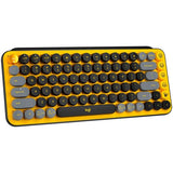 LOGITECH POP Keys Bluetooth Mechanical Keyboard - Blast Yellow (RUS Layout)