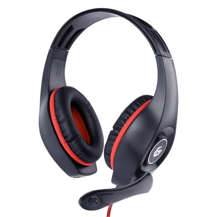 Gembird GHS-05-R Wired Over-Ear Gaming Headset with Volume Control
