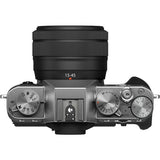 Fujifilm X-T30 II silver system camera with XC 15-45mm lens