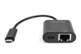 Digitus USB-C Gigabit Ethernet Adapter + PD - DN-3027 - Black