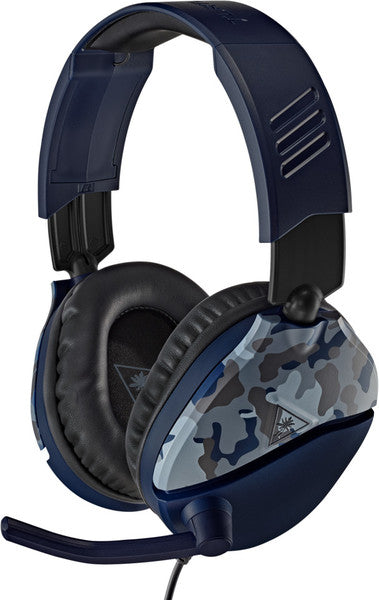 Turtle Beach RECON 70 Wired Over-ear Gaming Headphones with Foldable microphone - Blue camo - Xbox One/Xbox Series X-S/PS4/PS5/Nintendo Switch/P...