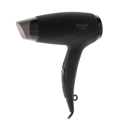 Adler AD 2266 Hair Dryer - 1200W, 2 Temperature Settings - Black