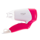 Adler AD 2259 Hair Dryer - 1200W - White/Pink