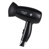 Adler AD 2251 Hair Dryer - 1400W, 2 Temperature Settings - Black