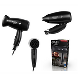 Adler AD 2251 Hair Dryer - 1400W, 2 Temperature Settings - Black