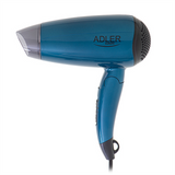 Adler AD 2263 Hair Dryer - 1800W, 2 Temperature Settings - Blue