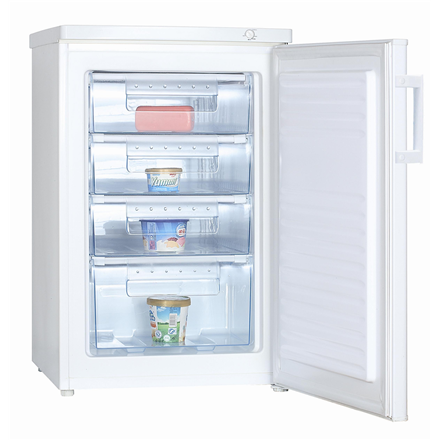 Goddess GODFSC085TW9E Upright Freezer - 91L Capacity, White