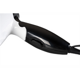 Mesko MS 2262 Hair Dryer - 1000W, 2 Temperature Settings - Black/White