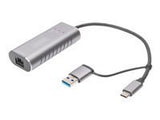 Digitus USB-C & USB-A to 2.5G Gigabit Ethernet Adapter - DN-3028
