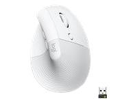 LOGITECH Lift Vertical Ergonomic Mouse - Wireless Bluetooth & 2.4 GHz Bolt USB