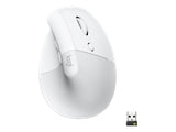 LOGITECH Lift Vertical Ergonomic Mouse - Wireless Bluetooth & 2.4 GHz Bolt USB