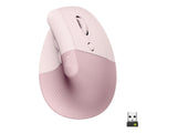 LOGITECH Lift Vertical Ergonomic Mouse - Wireless Bluetooth & 2.4 GHz Bolt USB
