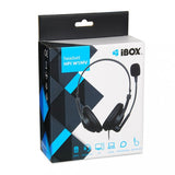 iBox SHPIW1MV Wired Headphones with Microphone - 2m Cable