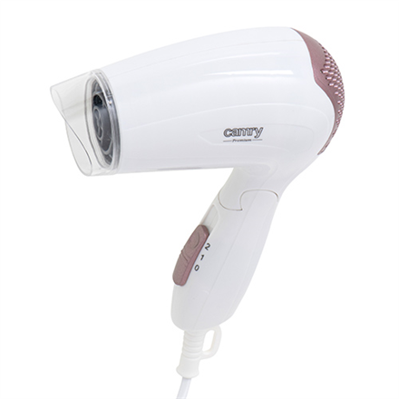 Camry CR 2254 Hair Dryer - 1200W, 1 Temperature Setting - White