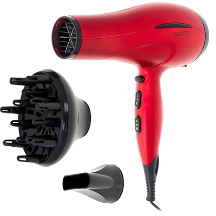 Camry CR 2253 Hair Dryer - 2400W with Diffuser - Red