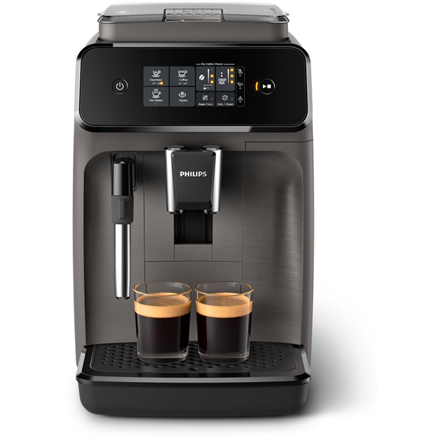 Philips - Espresso Coffee maker Series 1200 - EP1224/00 - Pump pressure 15 bar - Built-in milk frother - Fully automatic - 1500 W - Light Gray