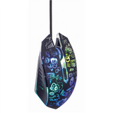 Gembird MUS-6B-GRAFIX-01 Optical LED Mouse - Black