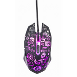Gembird MUS-6B-GRAFIX-01 Optical LED Mouse - Black