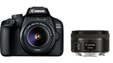 Canon EOS 2000D + EF-S 18-55mm III + EF 50mm f/1.8 STM