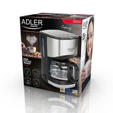 Adler - Coffee maker - AD 4407 - Drip - 550 W - Black