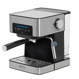 Camry - Espresso and Cappuccino Coffee Machine - CR 4410 - Pump pressure 15 bar - Built-in milk frother - Semi-automatic - 850 W - Black/Stainless steel