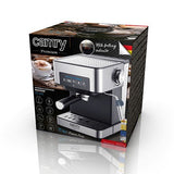 Camry - Espresso and Cappuccino Coffee Machine - CR 4410 - Pump pressure 15 bar - Built-in milk frother - Semi-automatic - 850 W - Black/Stainless steel
