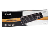 A4Tech KV-300H Wired USB Keyboard - Black (US Layout)