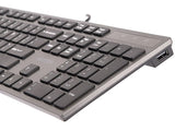 A4Tech KV-300H Wired USB Keyboard - Black (US Layout)