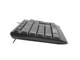 NATEC Trout Slim USB Keyboard - Black (English/Czech/Slovak Layout)