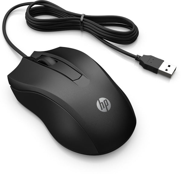 HP Wired Mouse 100 - USB Optical Mouse