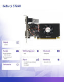 AFOX GeForce GT 240 1GB DDR3 Low Profile Graphics Card