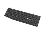 Keyboard Nautilus US Slim Black Keyboard