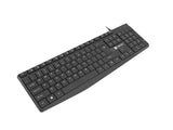 Keyboard Nautilus US Slim Black Keyboard