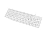Keyboard Nautilus US Slim White Keyboard