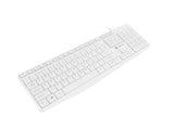 Keyboard Nautilus US Slim White Keyboard