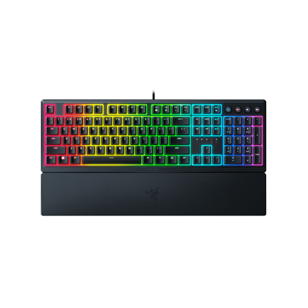 Razer Ornata V3 Gaming Keyboard - Wired RGB LED - NORD Layout - Mecha-Membrane - Black
