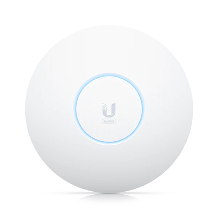 Ubiquiti - Access Point - UniFi6 Enterprise - MU-MiMO Yes - Power supply type UniFi PoE switch. 48V, 0.5A PoE adapter (optional) - 12 month(s)