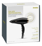 BaByliss Super Pro 2300 Hair Dryer - Black & Gold