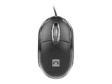 Natec Vireo 2 Wired Optical Mouse, 1000 DPI, Black
