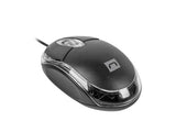 Natec Vireo 2 Wired Optical Mouse, 1000 DPI, Black