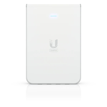 WiFi 6 access point with a built-in PoE switch - U6-IW - 802.11ax - 10/100/1000 Mbit/s - Ethernet LAN (RJ-45) ports 1 - MU-MiMO Yes - Antenna type Internal