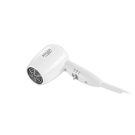 Adler AD 2252 Hotel & Pool Hair Dryer - 1600W, 2 Temperature Settings - White