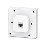TP-LINK AX3000 Wall Plate WiFi 6 Access Point - EAP650-Wall - 802.11ax - 2.4 GHz/5 GHz - 10/100/1000 Mbit/s - Ethernet LAN (RJ-45) ports 2 - MU-MiMO No - P...