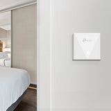 TP-LINK AX3000 Wall Plate WiFi 6 Access Point - EAP650-Wall - 802.11ax - 2.4 GHz/5 GHz - 10/100/1000 Mbit/s - Ethernet LAN (RJ-45) ports 2 - MU-MiMO No - P...