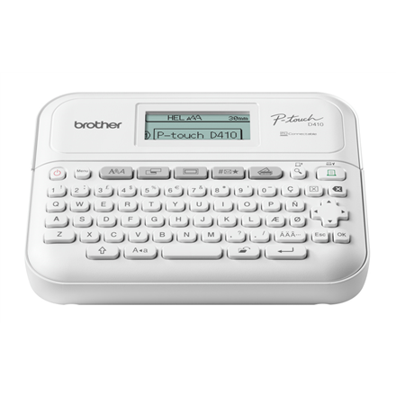 Brother PT-D410 Thermal Label Printer - White