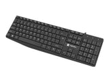 Keyboard Nautilus US Slim Black Keyboard