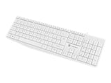 Keyboard Nautilus US Slim White Keyboard