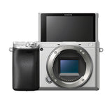 Sony A6400 Body (Silver) - (ILCE-6400/S) - (α6400) - (Alpha 6400)